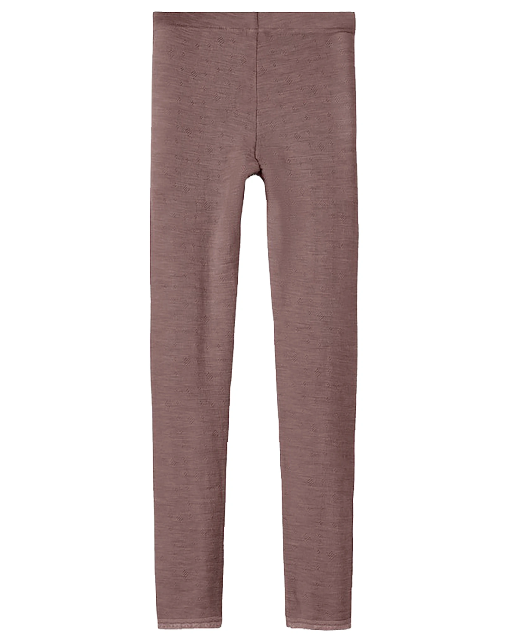 Leggings NKFWANG SOLID aus Wolle in peppercorn