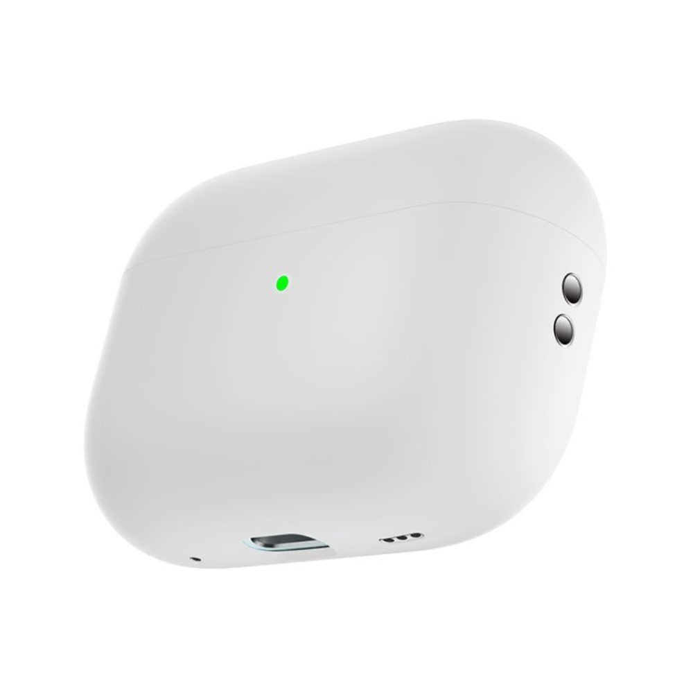 AirPods Pro 2 / AirPods Pro Silikon Case Schutzhülle Abdeckung - Weiss (Matt)