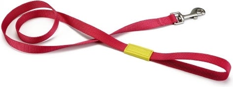 Beeztees nylon looplijn Uni 120cm x 20mm roze