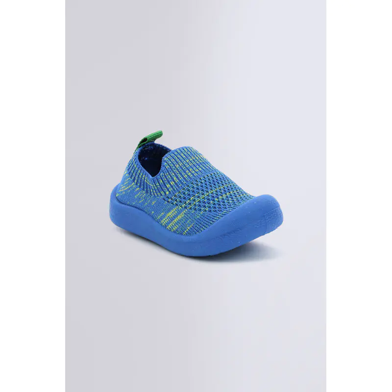 KICK EASY BLEU VERT CHAUSSONS Textile Bébé