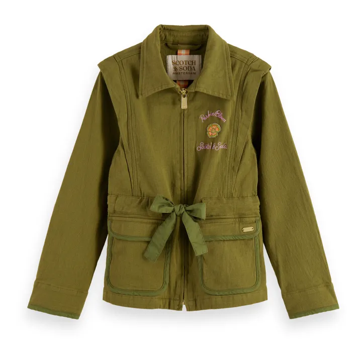 Scotch & Soda Veste Festival | Vert kaki
