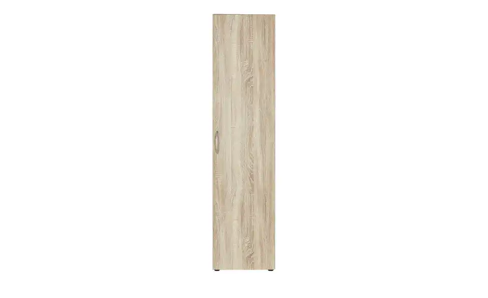 Schrank, 1-türig Multischrank-System Eiche sägerau (Nachbildung) 40 cm