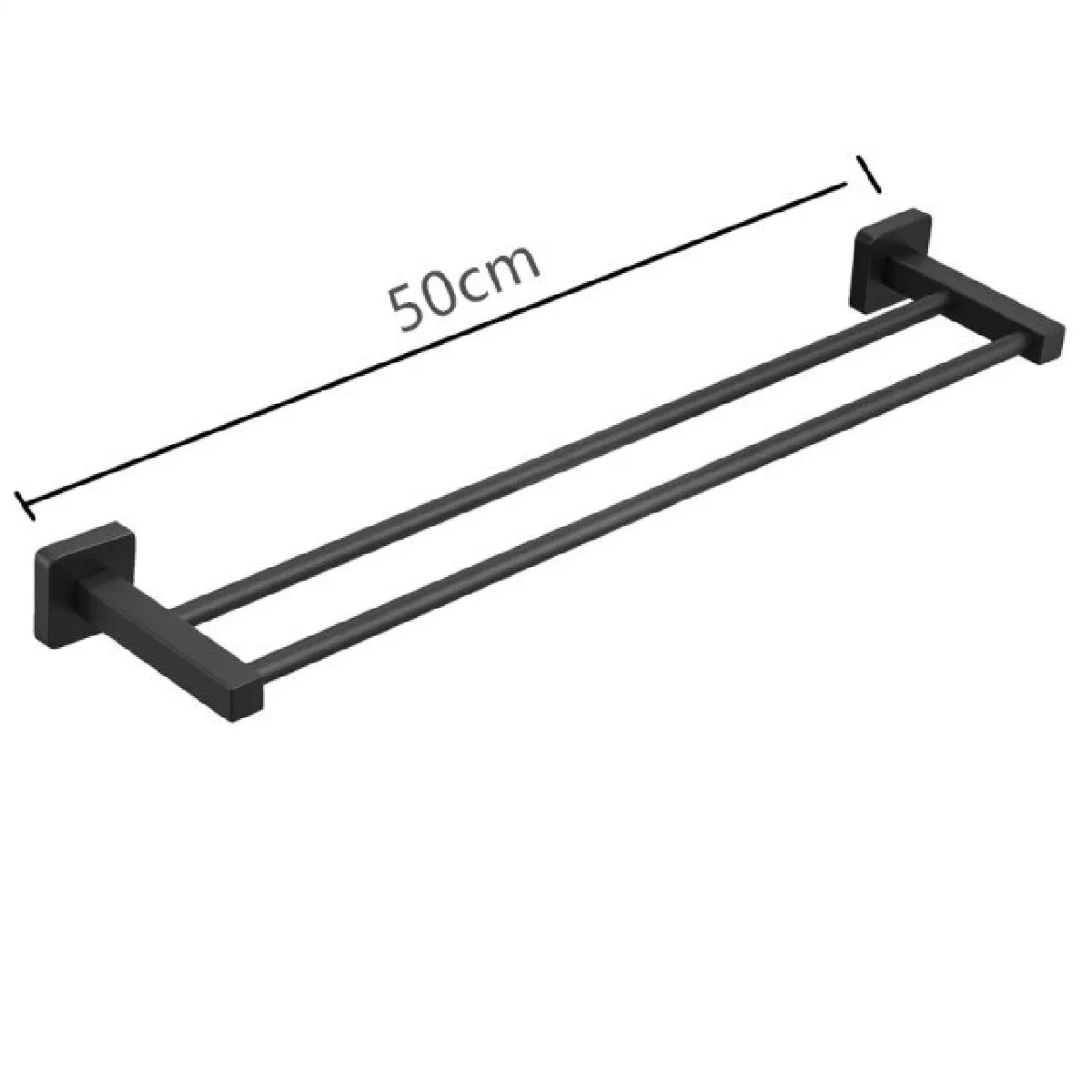Universal Double Bar Noir