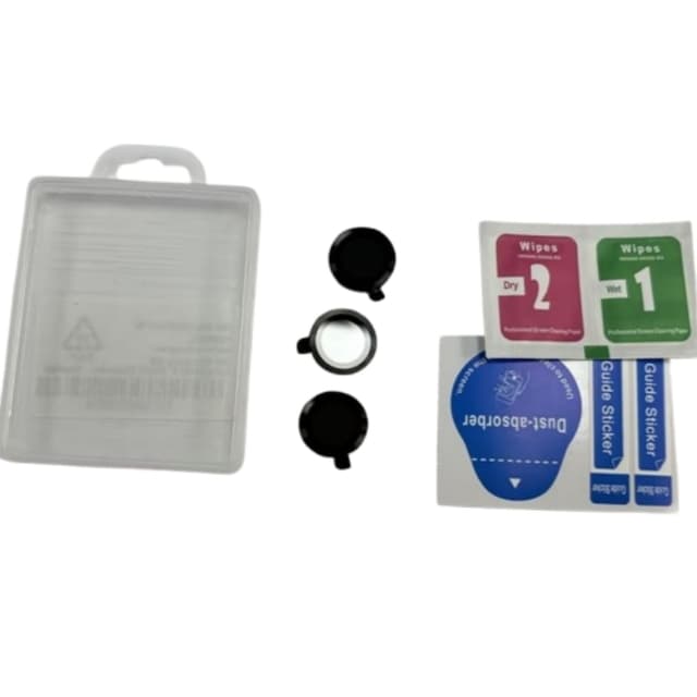 3-pak metal linsebeskytter til iPhone Sort iPhone 16 Pro/16 ProMax