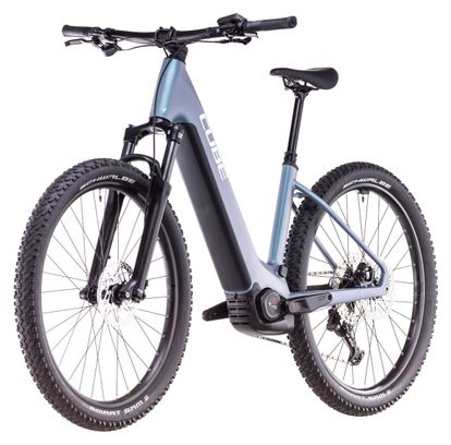 VTT Électrique Semi-Rigide Cube Reaction Hybrid Pro 800 Easy Entry Shimano Deore/Deore XT 12V 800 Wh 27.5'' Bleu Vert Smaragd 2025