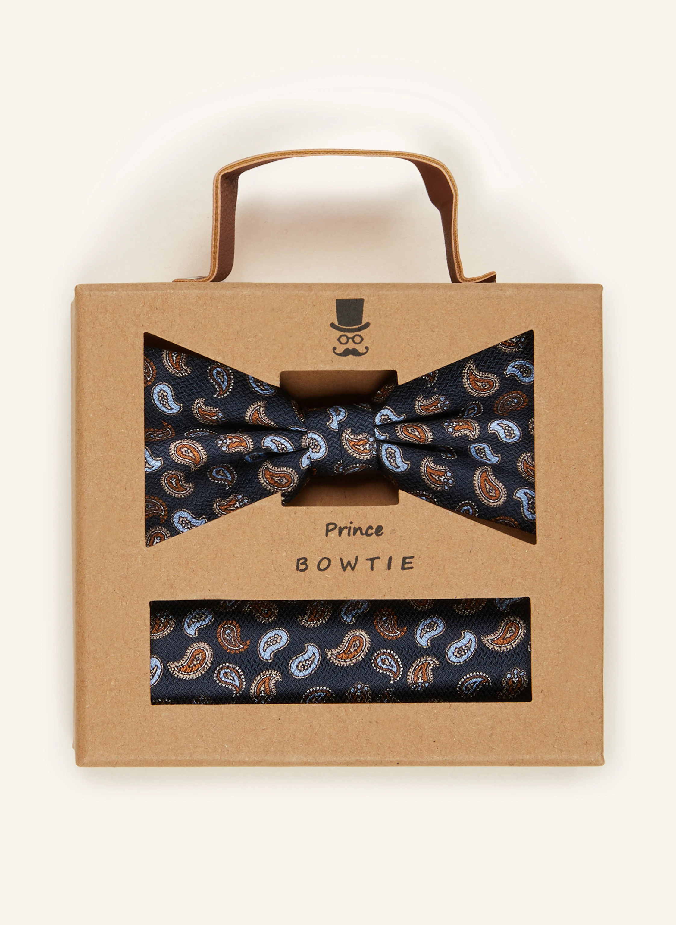 Prince BOWTIE Set: Fliege und Einstecktuch