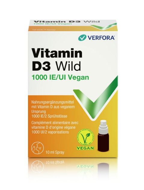 VITAMINE D3 WILD Spray 1000 IE vegan 10 ml