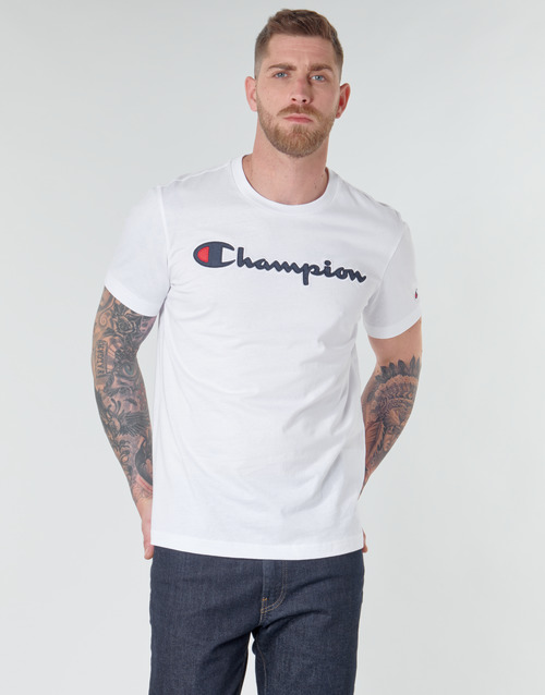 Champion - COTTON ATHLETIC JERSEY COMBED - Blanc