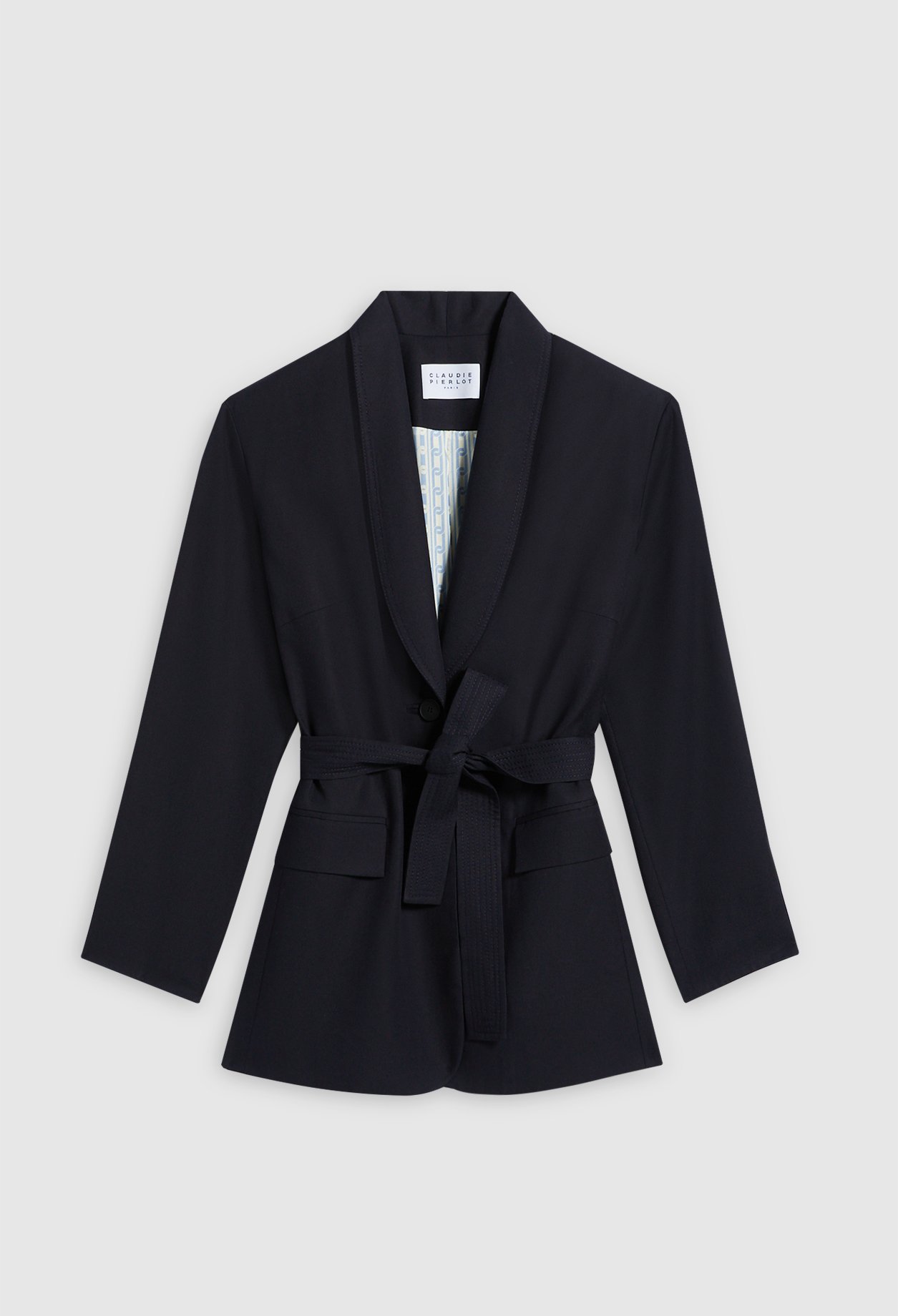 Veste ceinturee