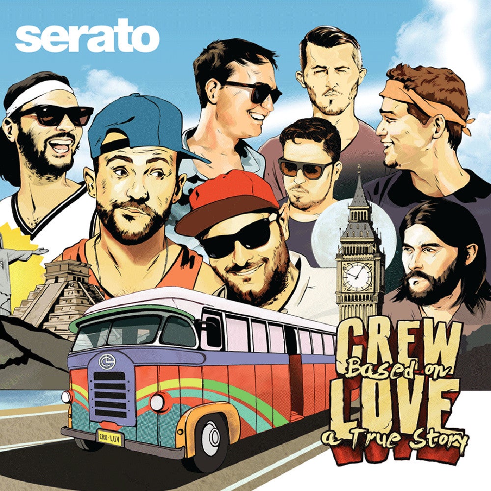 Serato Pressing - Crew Love tijdcode vinyl (set van 3)