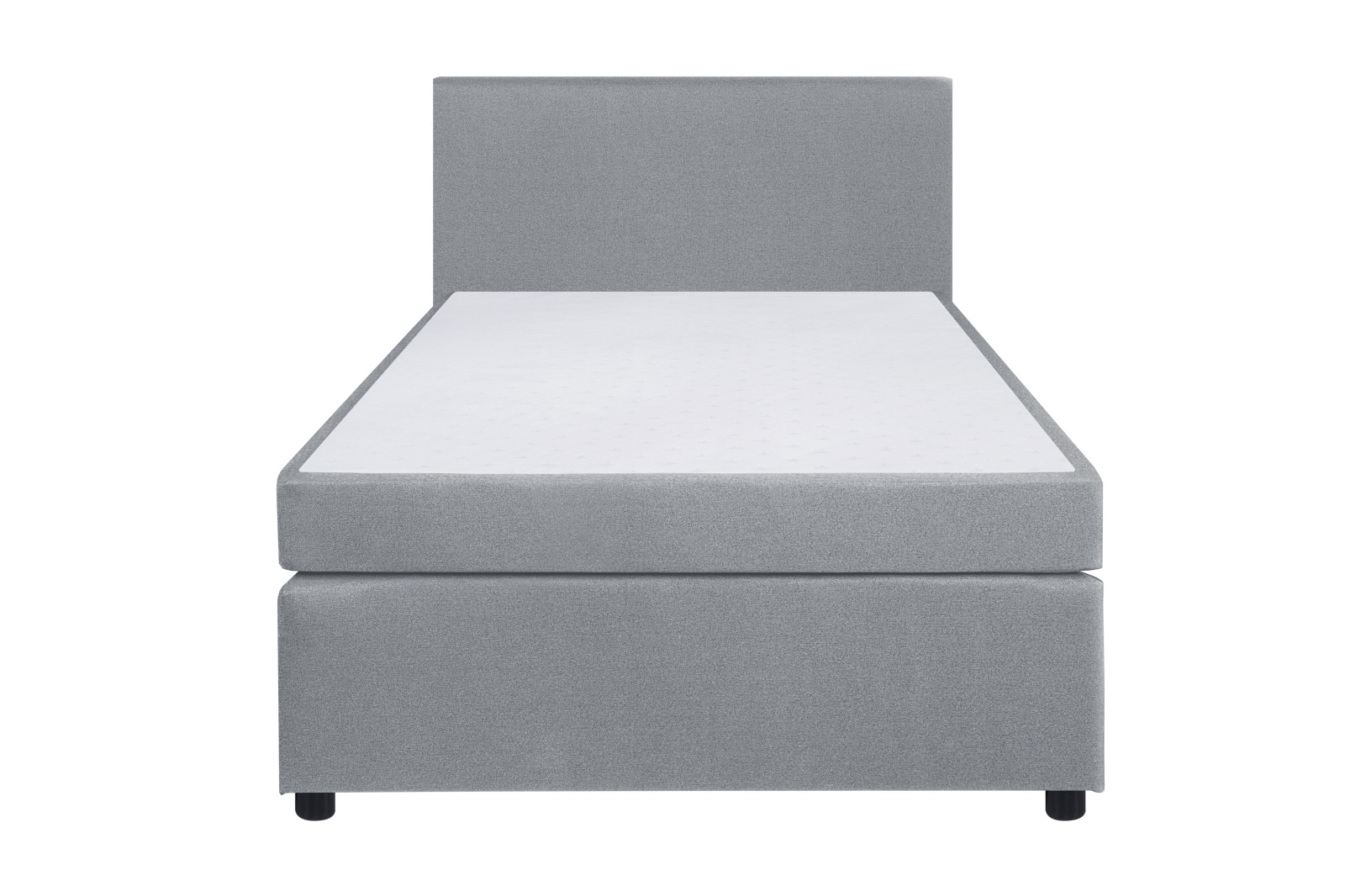 Boxspringbett - silber - H3 - 140x200 cm