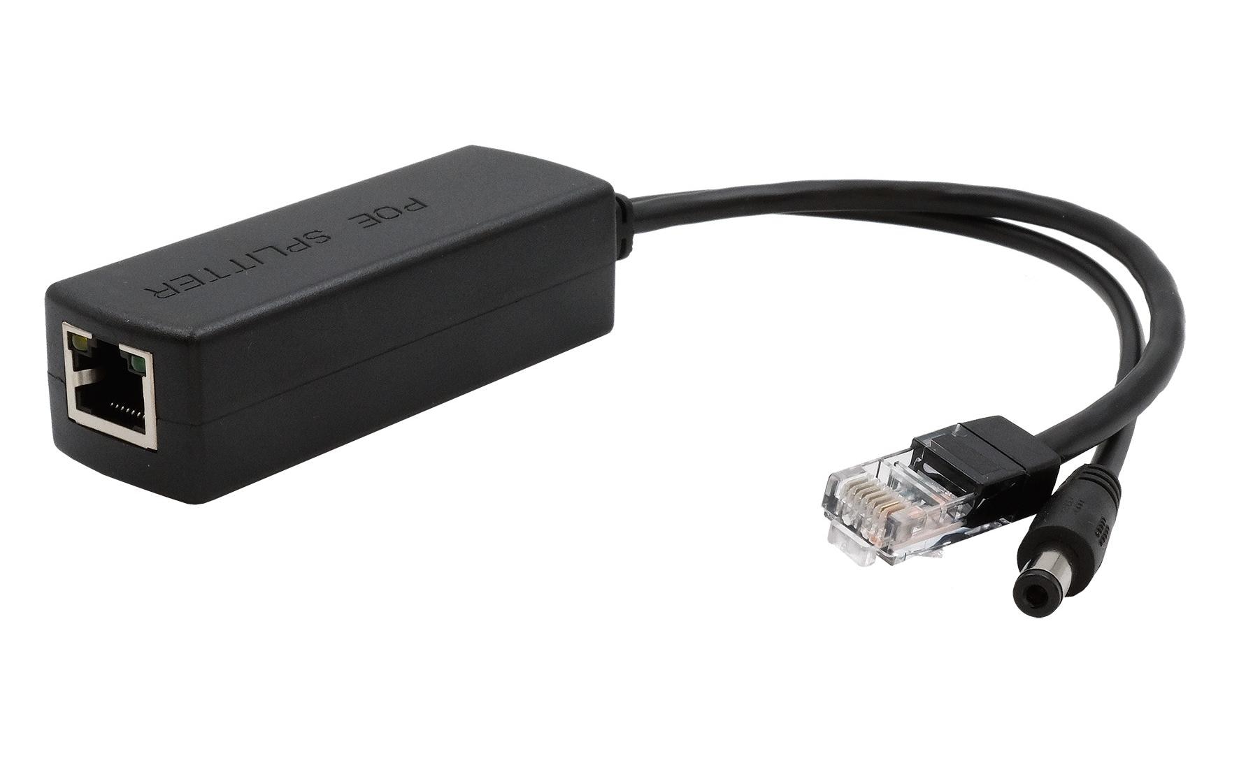 PoE Splitter EX-60320PoE+ Splitter, 10/100Mbps, 12VDC/21W