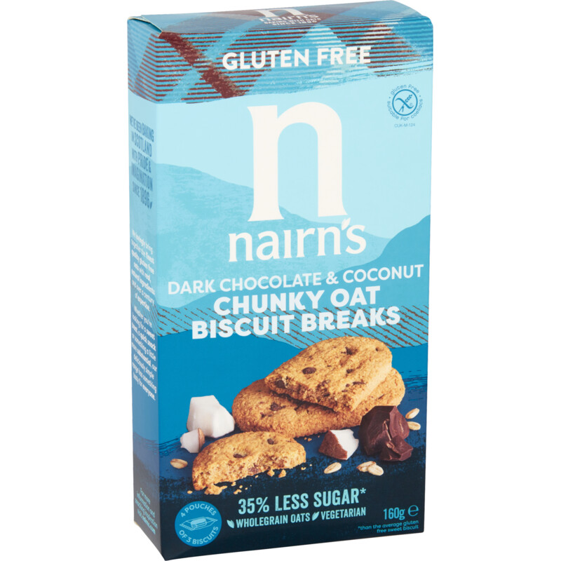 Nairn's Brosse biscuits met chocola & kokosnoot