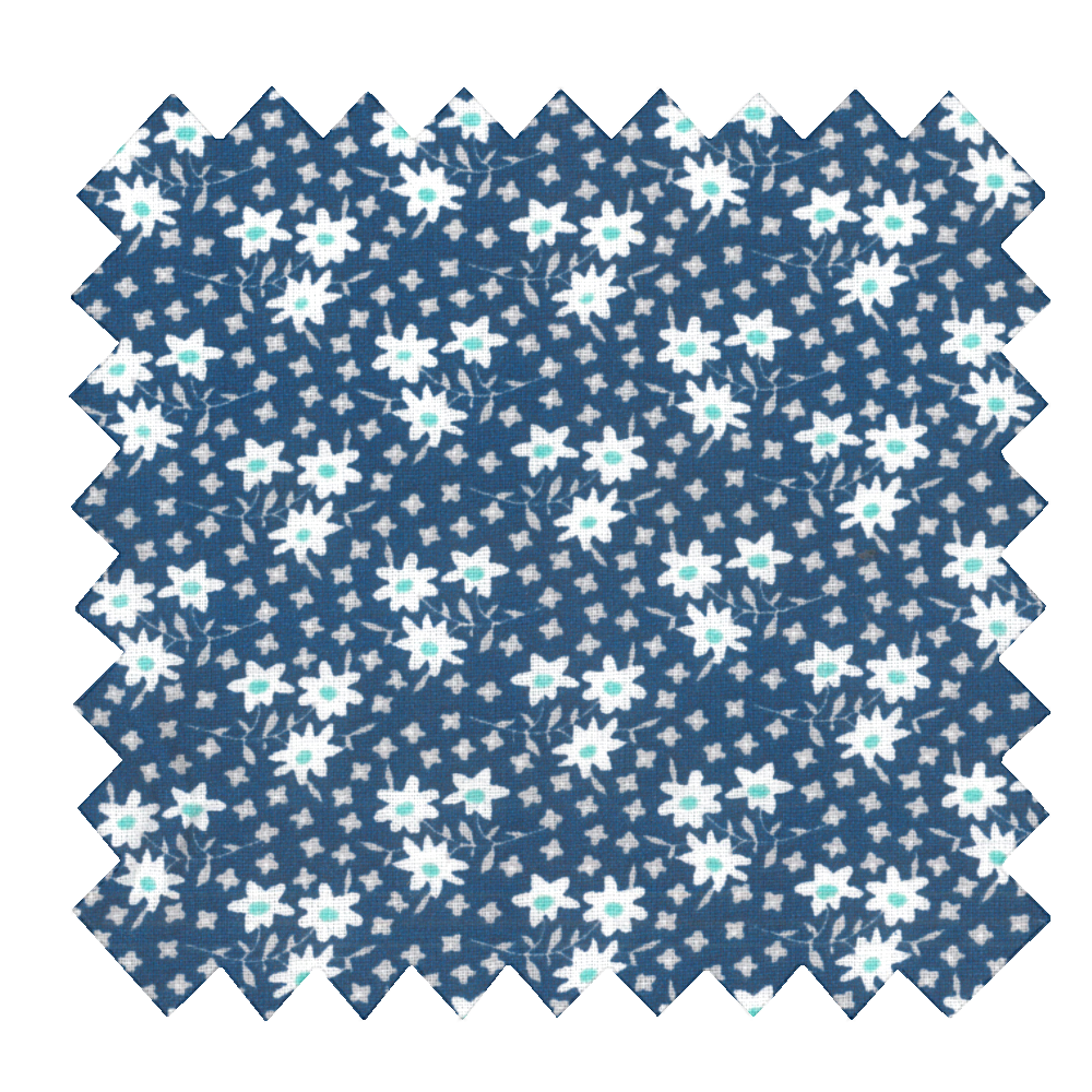 Tissu Coton Au Mètre Cosmo Marine Ex1007