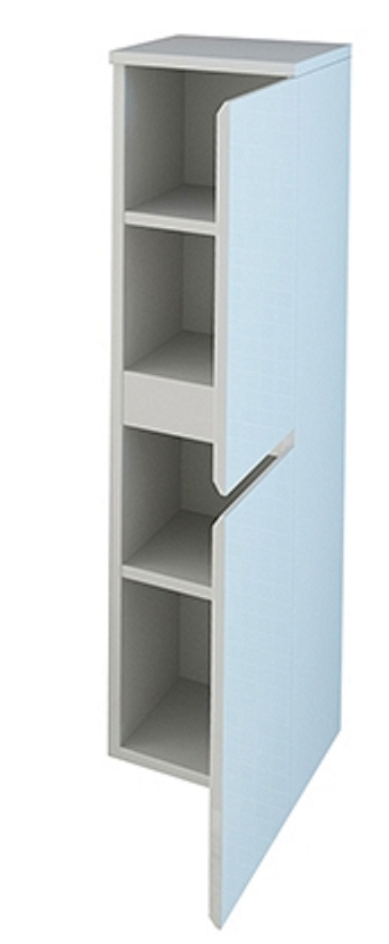 Jet-Line Badschrank AIGER weiss