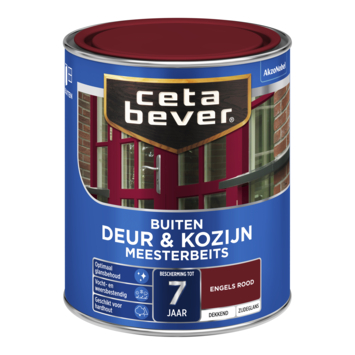 CetaBever Meesterbeits Deur & Kozijn zijdeglans dekkend Engels rood 750 ml