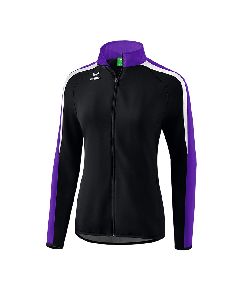 Erima Liga 2.0 Präsi-Jacke Damen Schwarz Lila