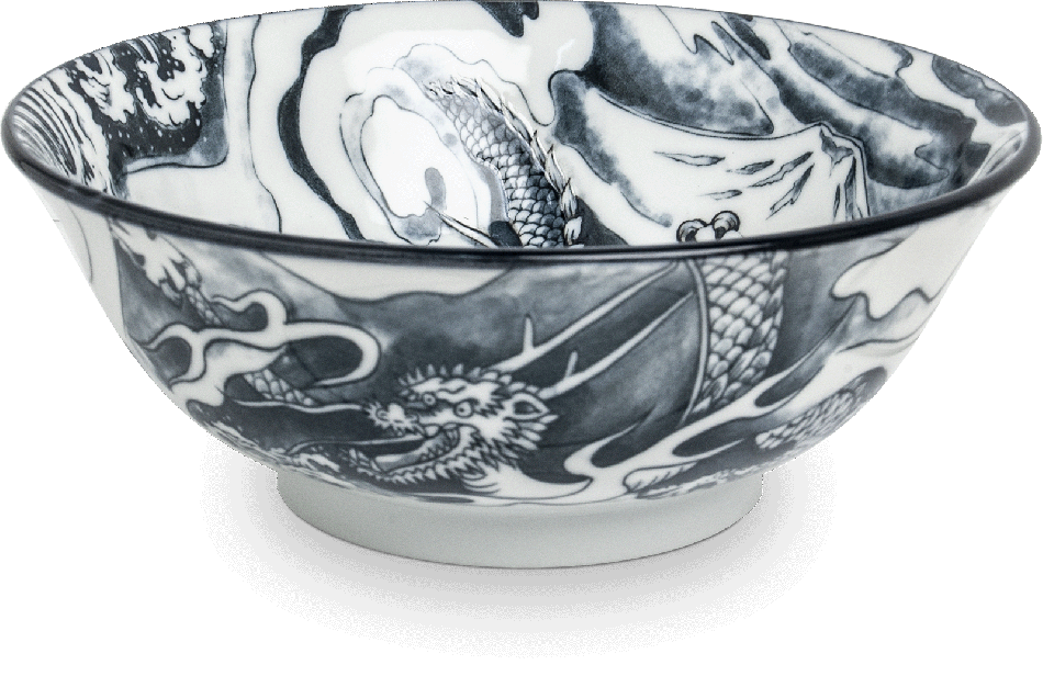 Oriental Kom 20.5cm Black Dragon