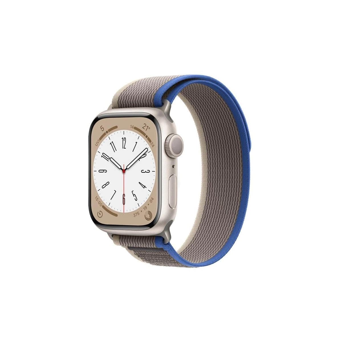 Tactik klokkerem Apple Watch 9 (41mm) - Blueroom grey