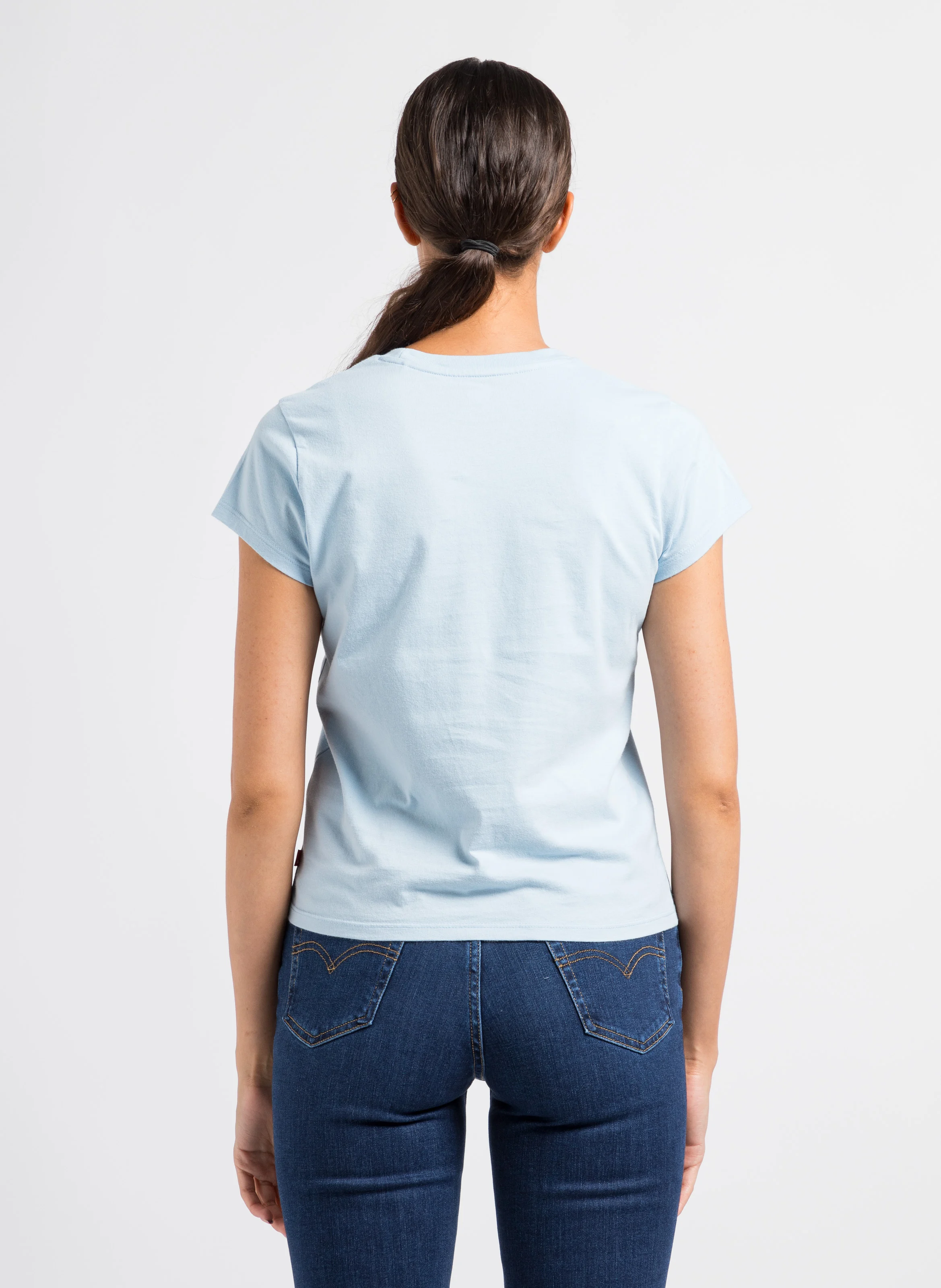 GRAPHIC AUTHENTIC TSHIRT - Tee-shirt col rond imprimé en coton| Bleu
