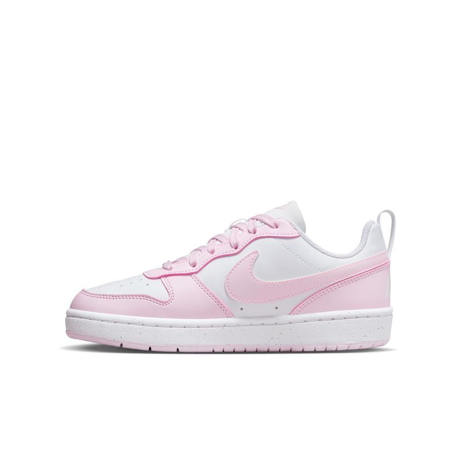 Nike Court Borough Low Recraft - Blanc/Rose Enfant