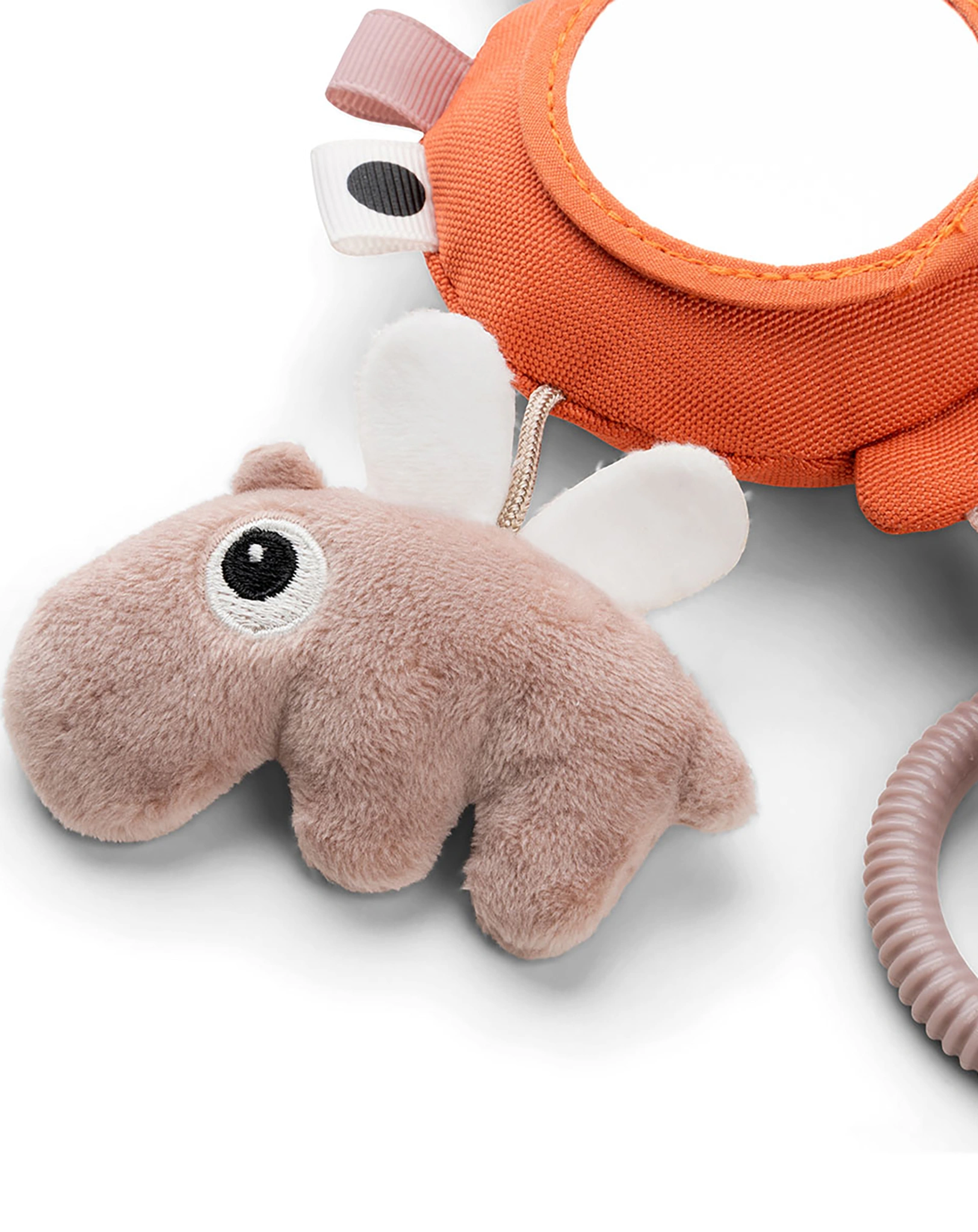 Activity-Ring HAPPY CLOUDS mit Spiegel in papaya