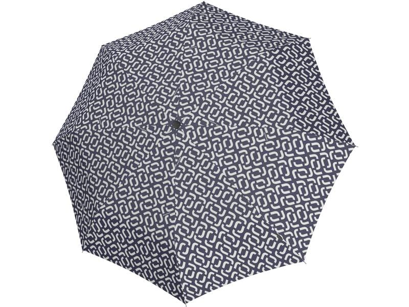 Reisenthel Knirps Schirm Pocket Classic Signature Navy Regenschirm aus recyceltem PET