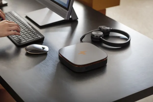 HP UC Wireless Duo - Headset - på øret - Bluetooth - trådløs - NFC