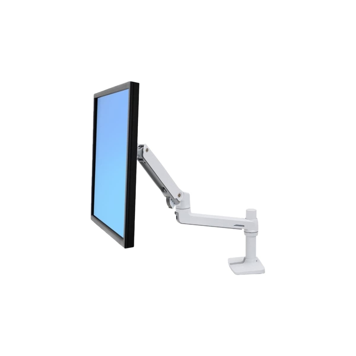 Ergotron LX monitorarm för LCD/TFT-monitor, vit, bord