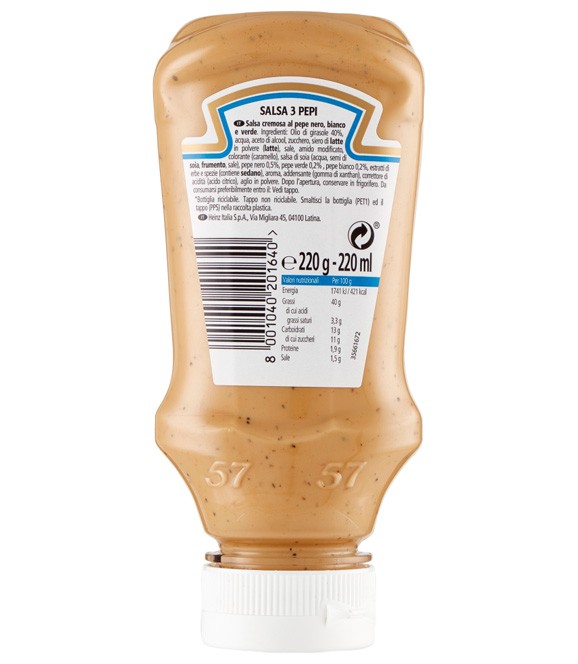Heinz 3 Pepper Sauce 220ml MHD:24.5.25