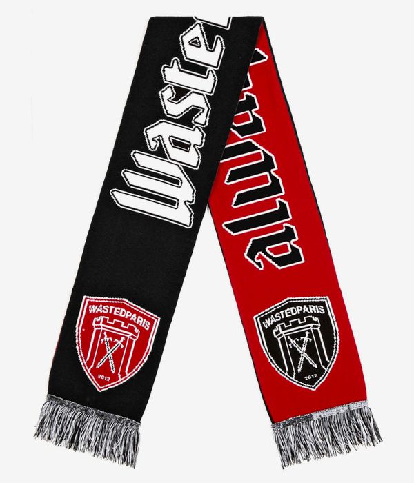 Wasted Paris Rain Football Schal (red black)