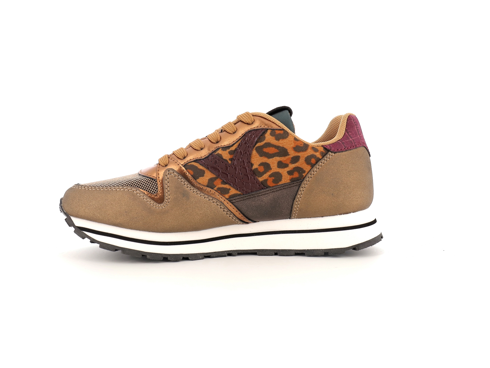 Victoria-1141138 Matières combinées Multi-Marron
