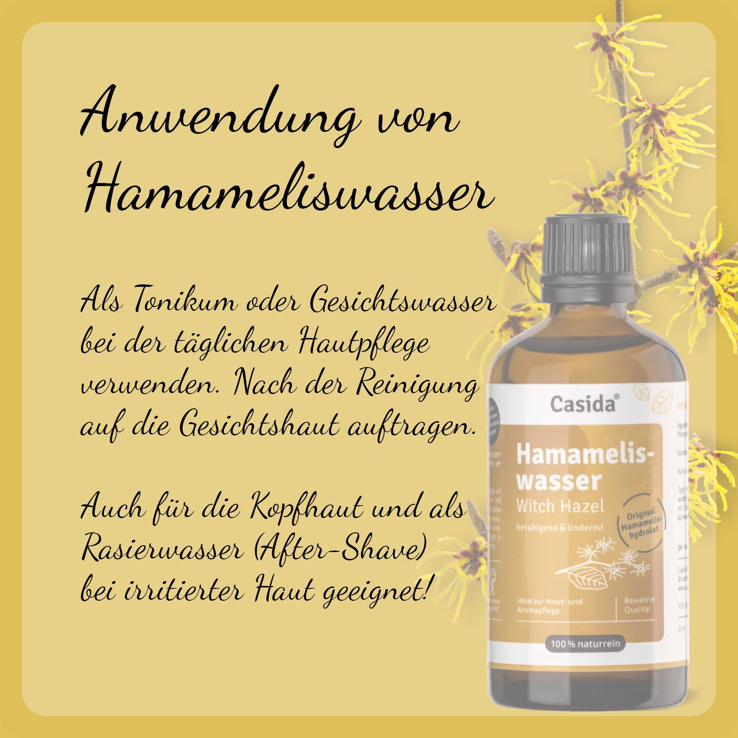 Casida® Hamameliswasser (Witch Hazel Water)