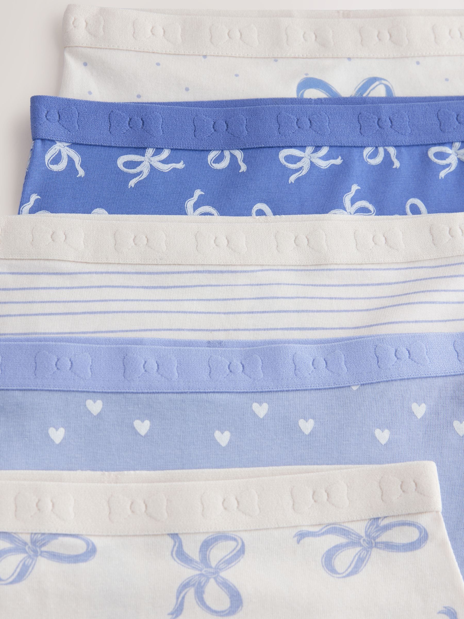 Blauw - Short Briefs 5 Pack (2-16yrs)