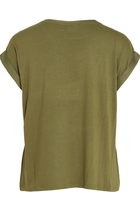 Vila groene dames t-shirt