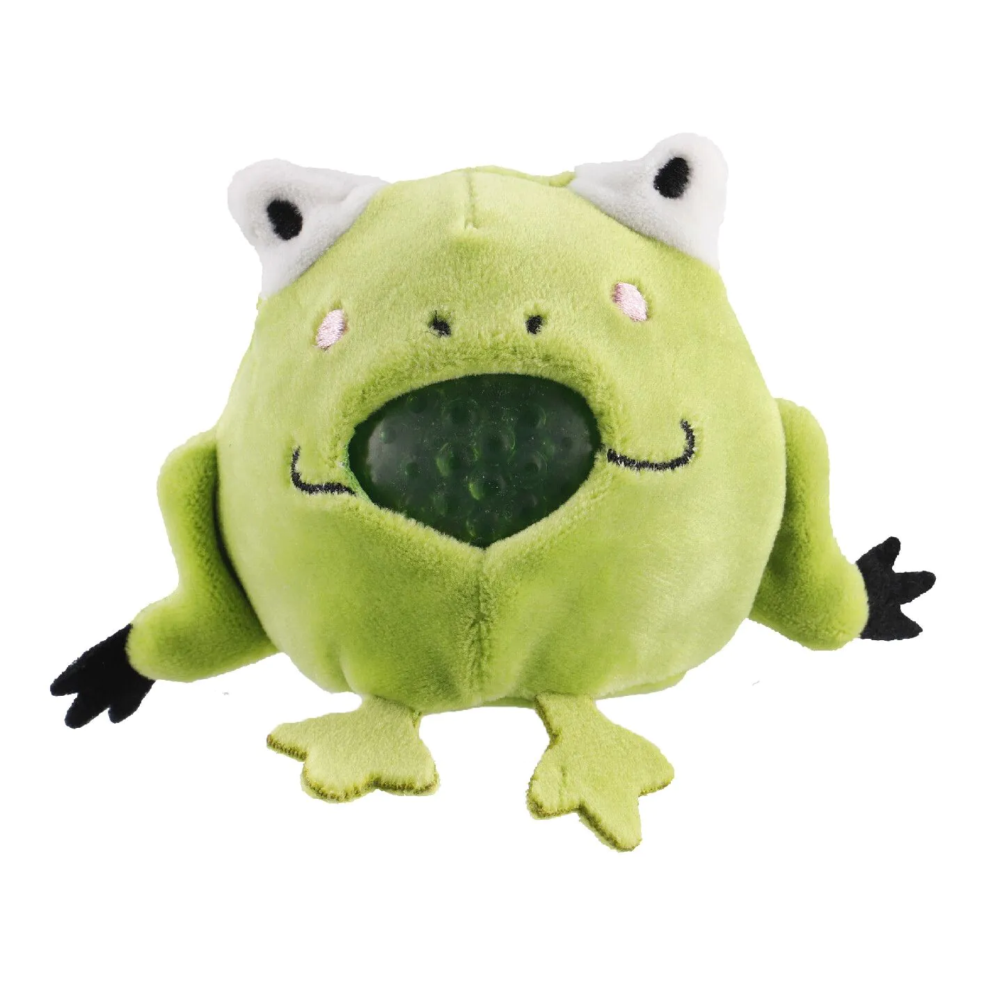 Plüschiges Quetschtier, Frosch