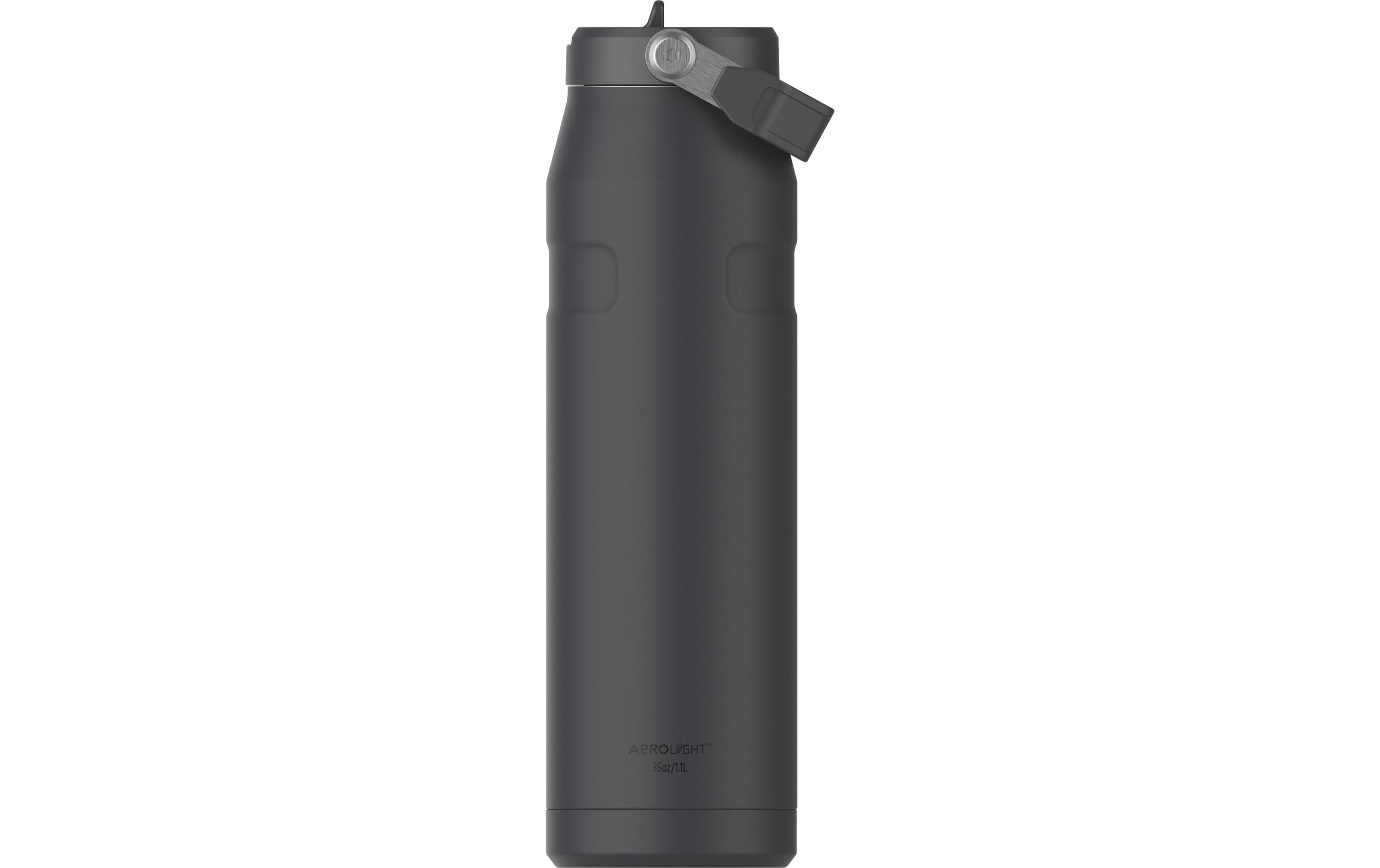 Thermosflasche IceFlow Bottle Flip Straw 1060 ml, SchwarzTrinkflasche