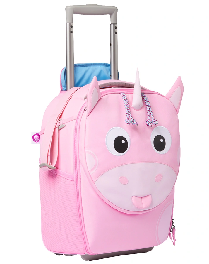 Kinder-Trolley EINHORN (30x40x16,5) in rosa