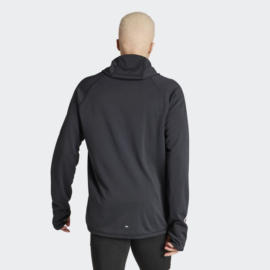 Adidas Sweat-shirt à capuche Own the Run 3 bandes