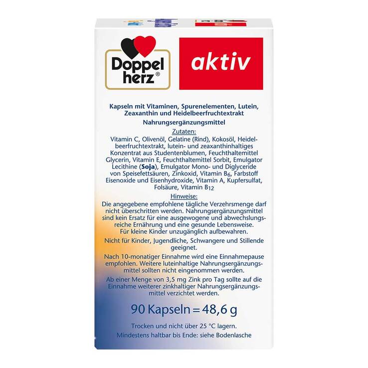Doppelherz Augen Extra Tag + Nacht Kapseln, 90 St