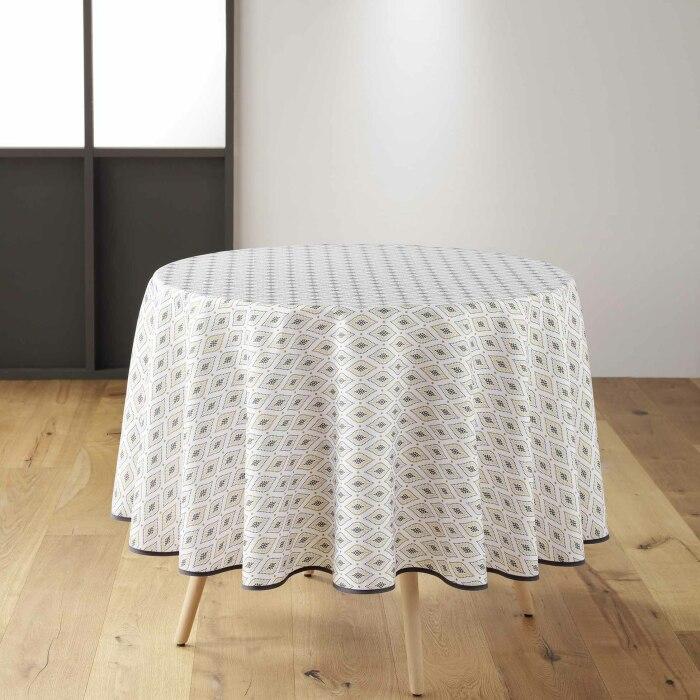 NAPPE RONDE D.180CM IMPRIME ORICIA