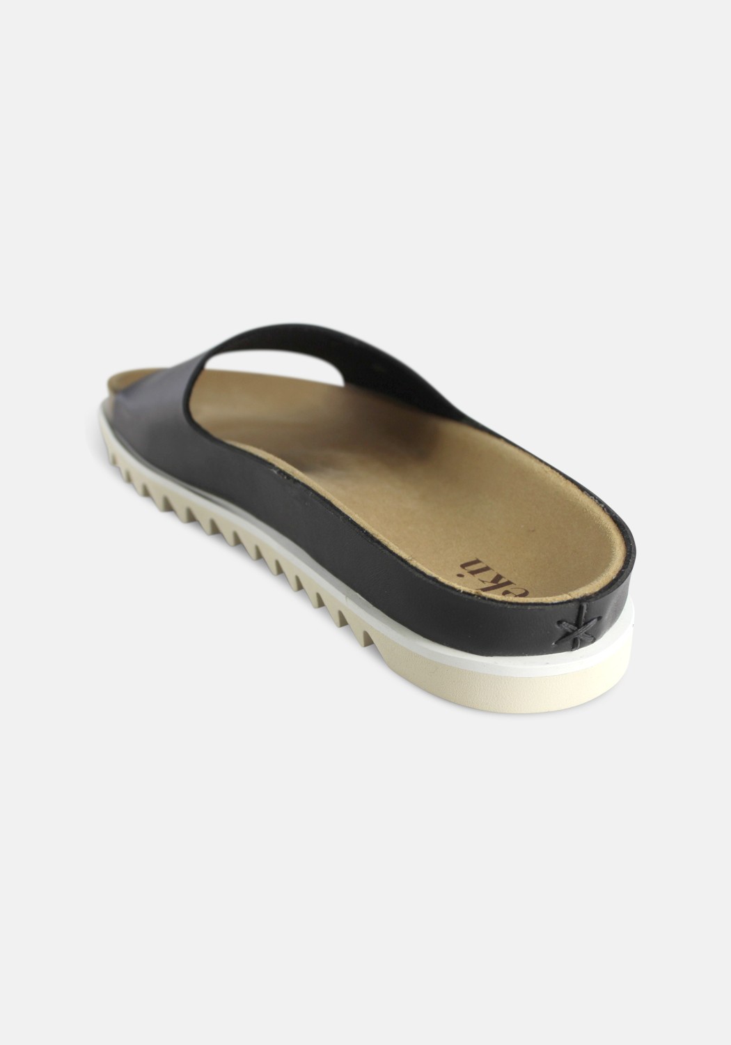 ekn footwear Sandale Palm Sandal Black Vegan