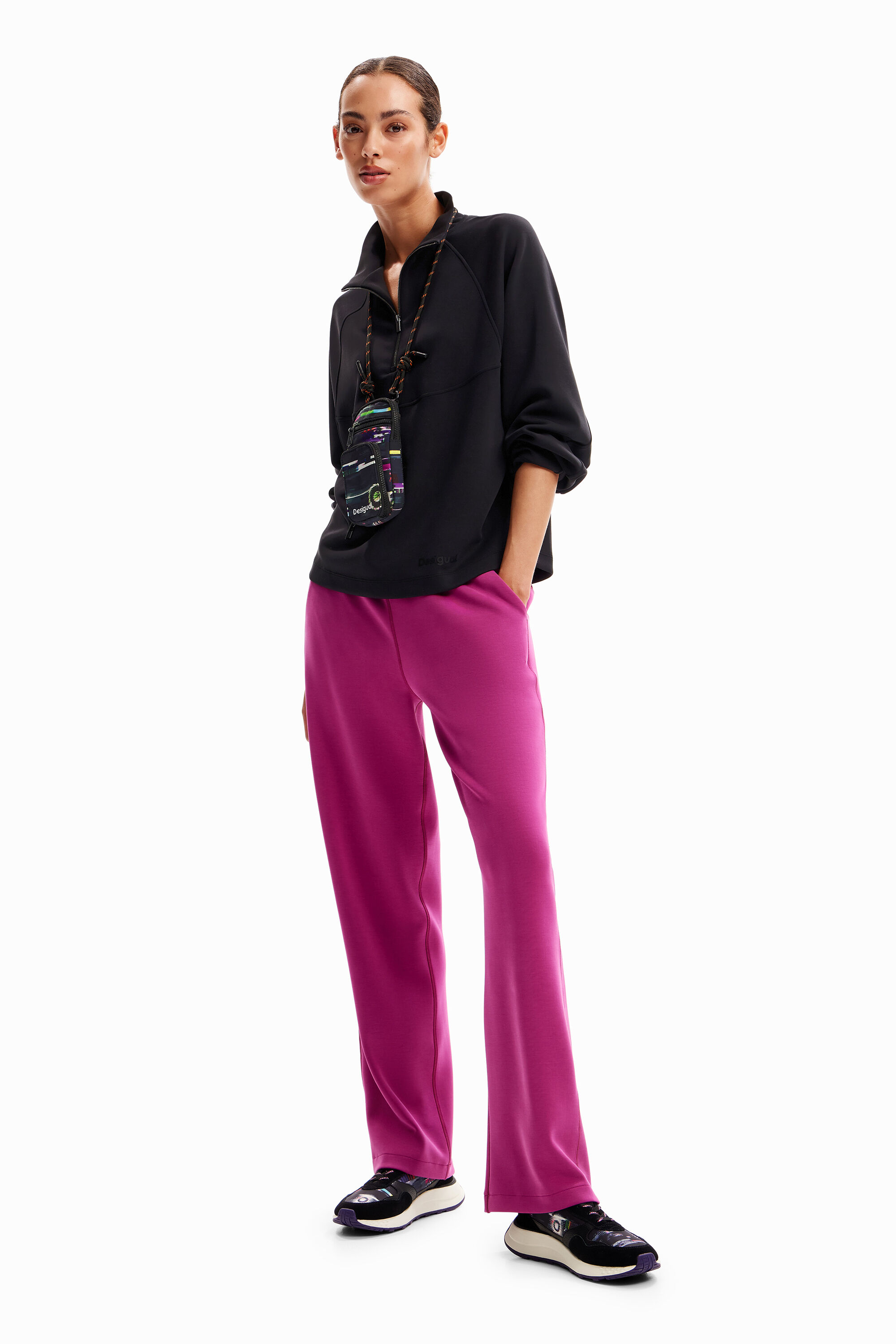 Sweat-shirt oversize sport
