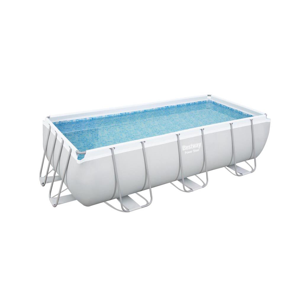 Piscine tubulaire rectangulaire L404 x l 201 x H 100 cm Bestway