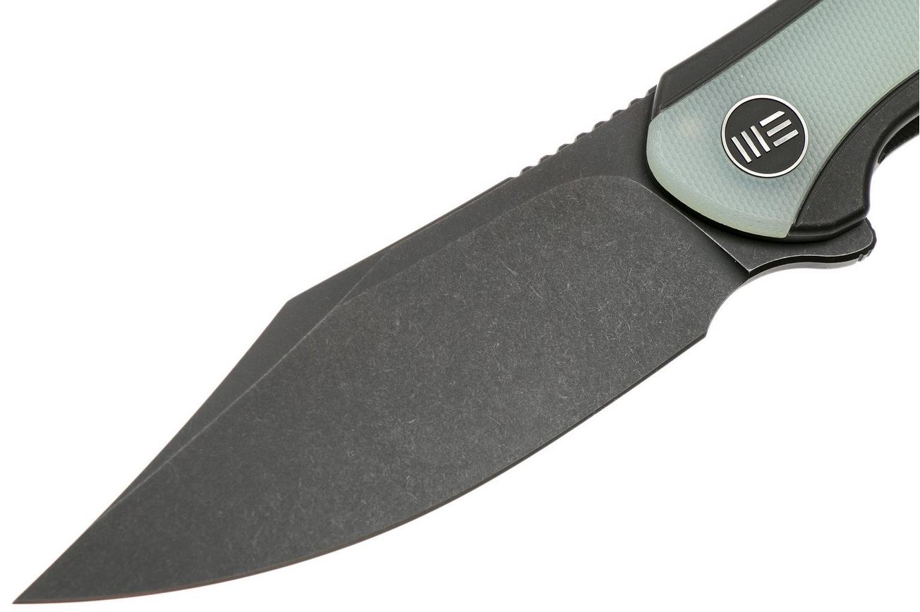 WE Knife Snick WE19022F-4 Blackwashed, Natural G10 zakmes