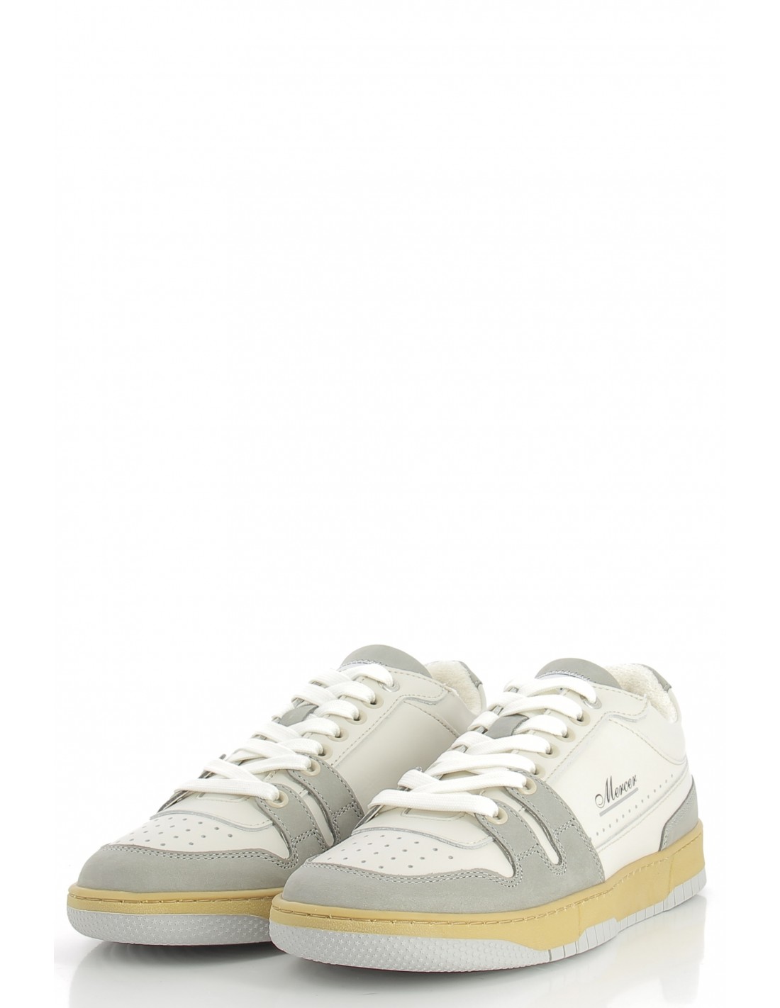 mercer Baskets de ville homme the brooklyn White gris