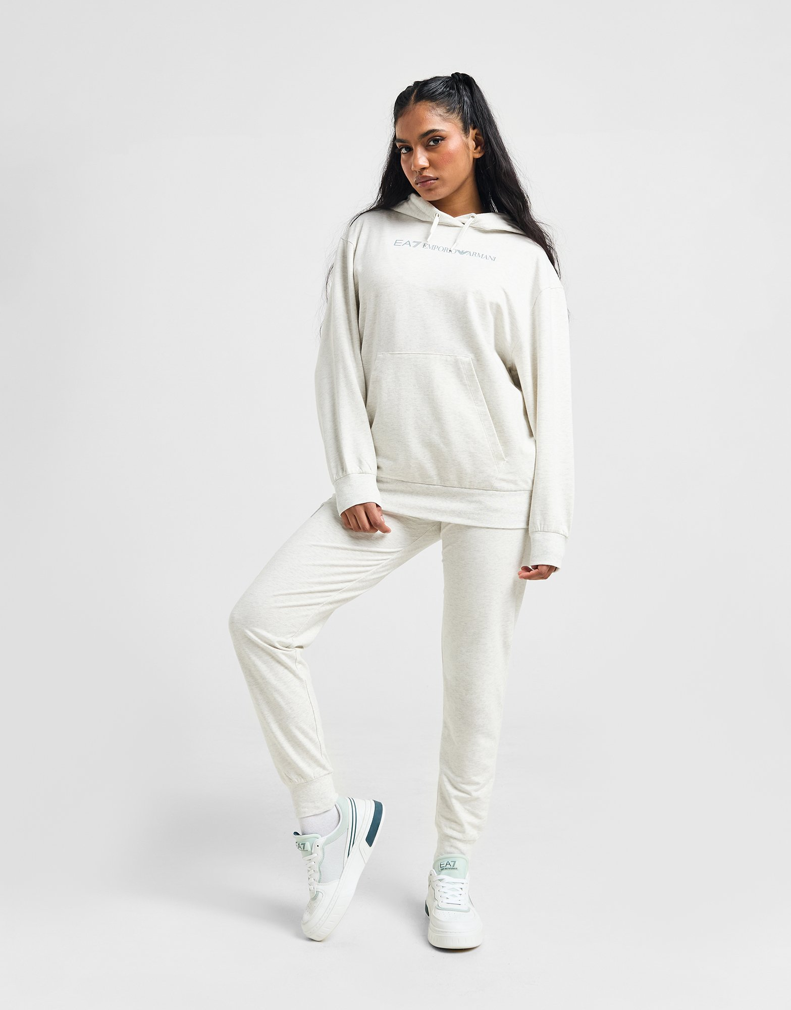 Emporio Armani EA7 Sweat à Capuche Logo Homme