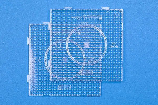 Hama stiftplade 2stk 234 15x15cm transparent