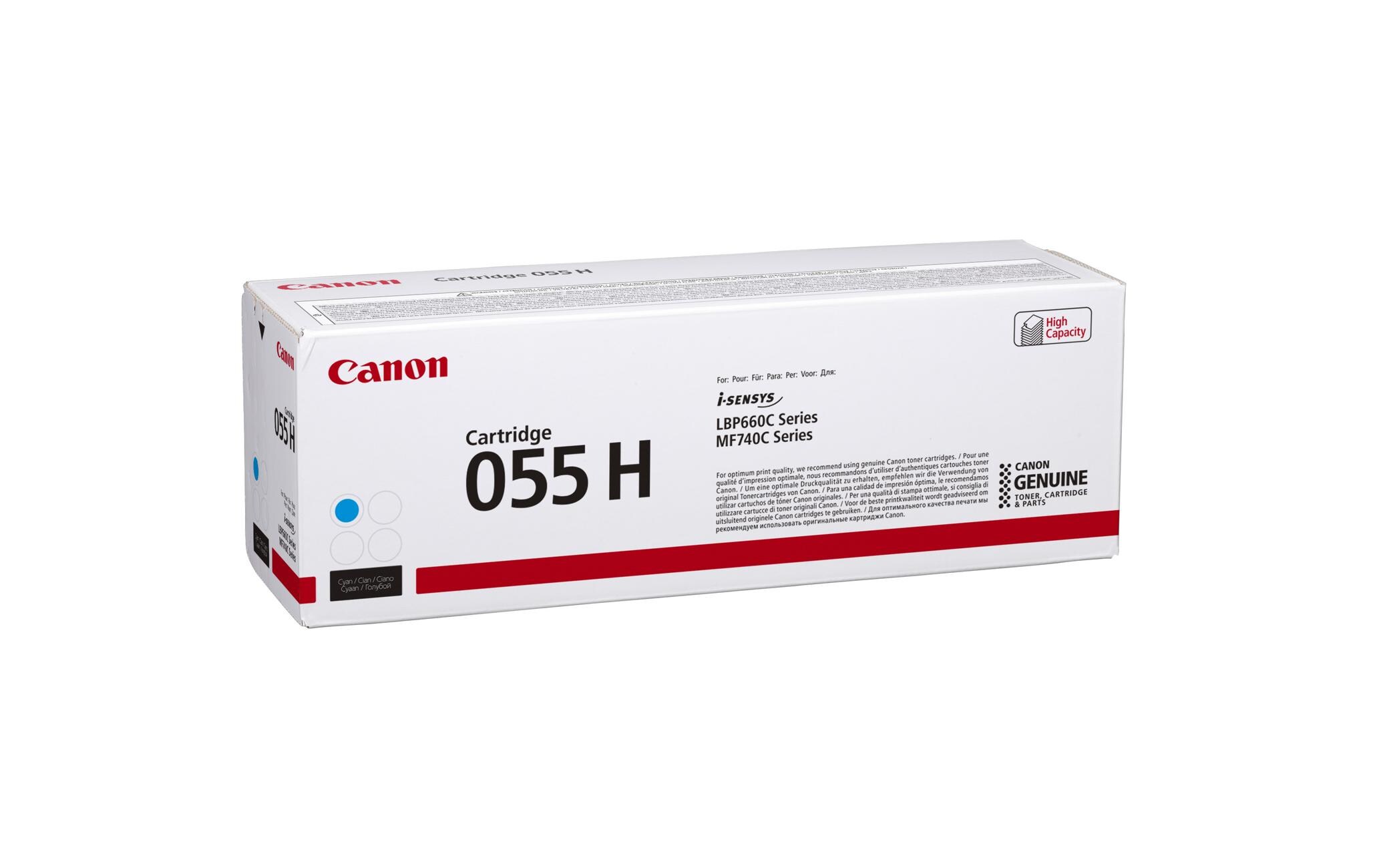 Toner 055 H Cyan<br>Toner, Cyan