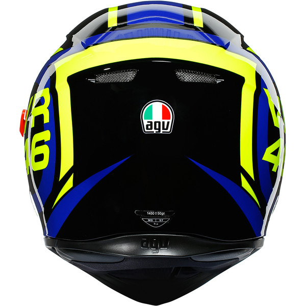 AGV - Casque K3 SV Ride 46 Noir / Bleu / Jaune